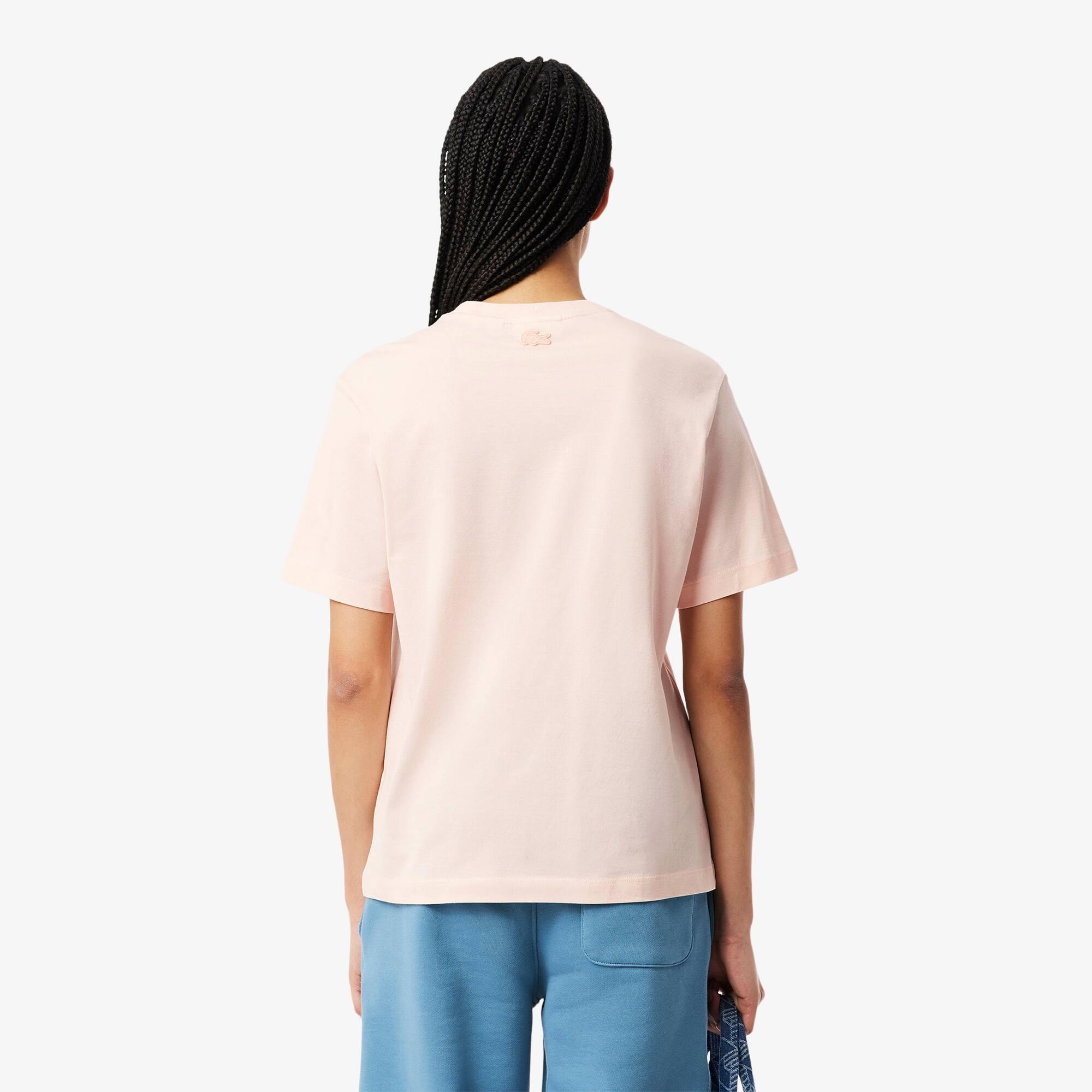 Crocodile Print Jersey T-shirt Product Image