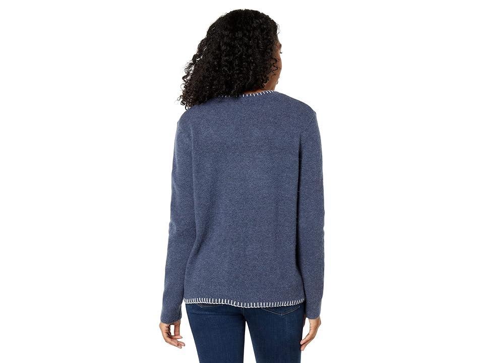 Dylan by True Grit Ryan Blanket Stitched Crew Women's Clothing Product Image