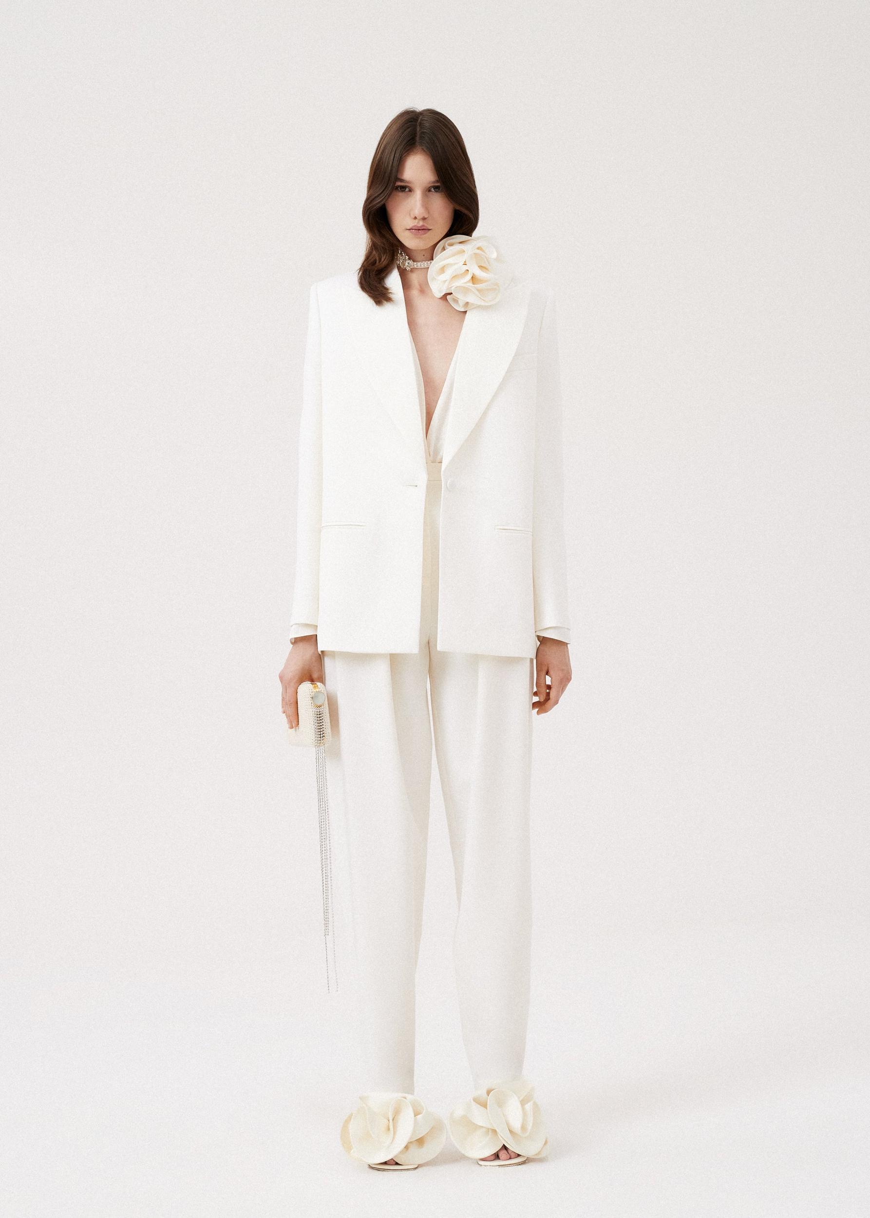Shaldon pants in cream Product Image