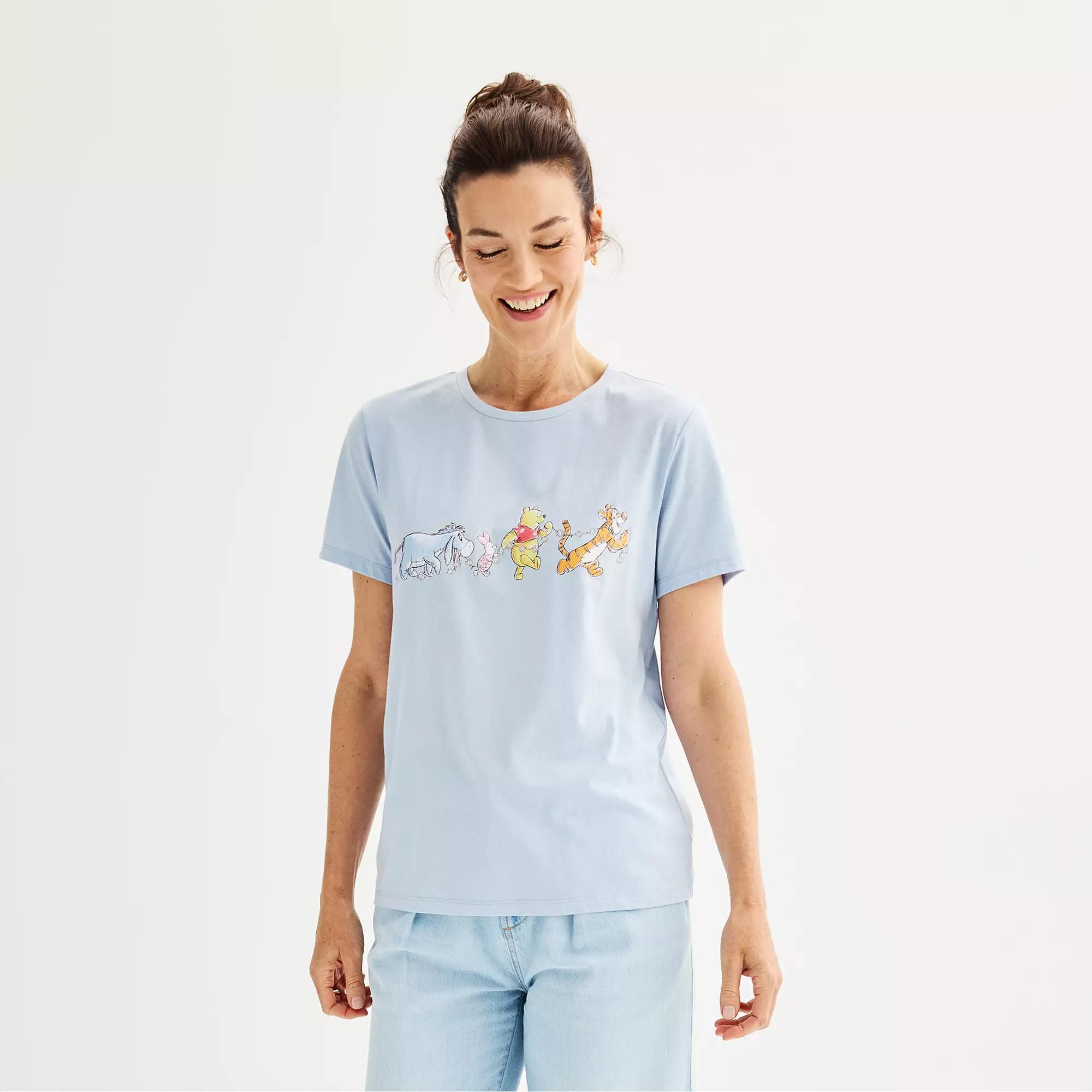Disneys Winnie the Pooh Womens Short Sleeve Tee Product Image