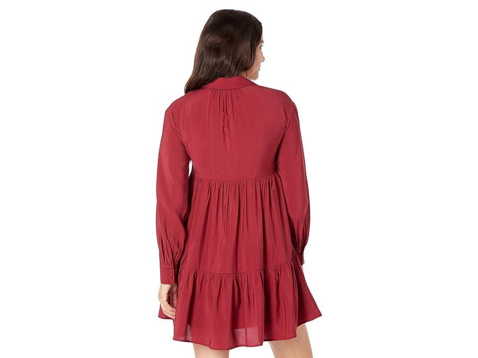 English Factory Collar Detail Tiered Dress Women's Clothing Product Image
