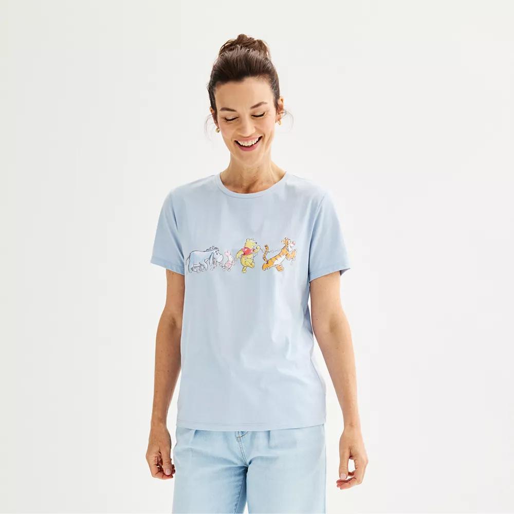 Disneys Winnie the Pooh Womens Short Sleeve Tee Product Image