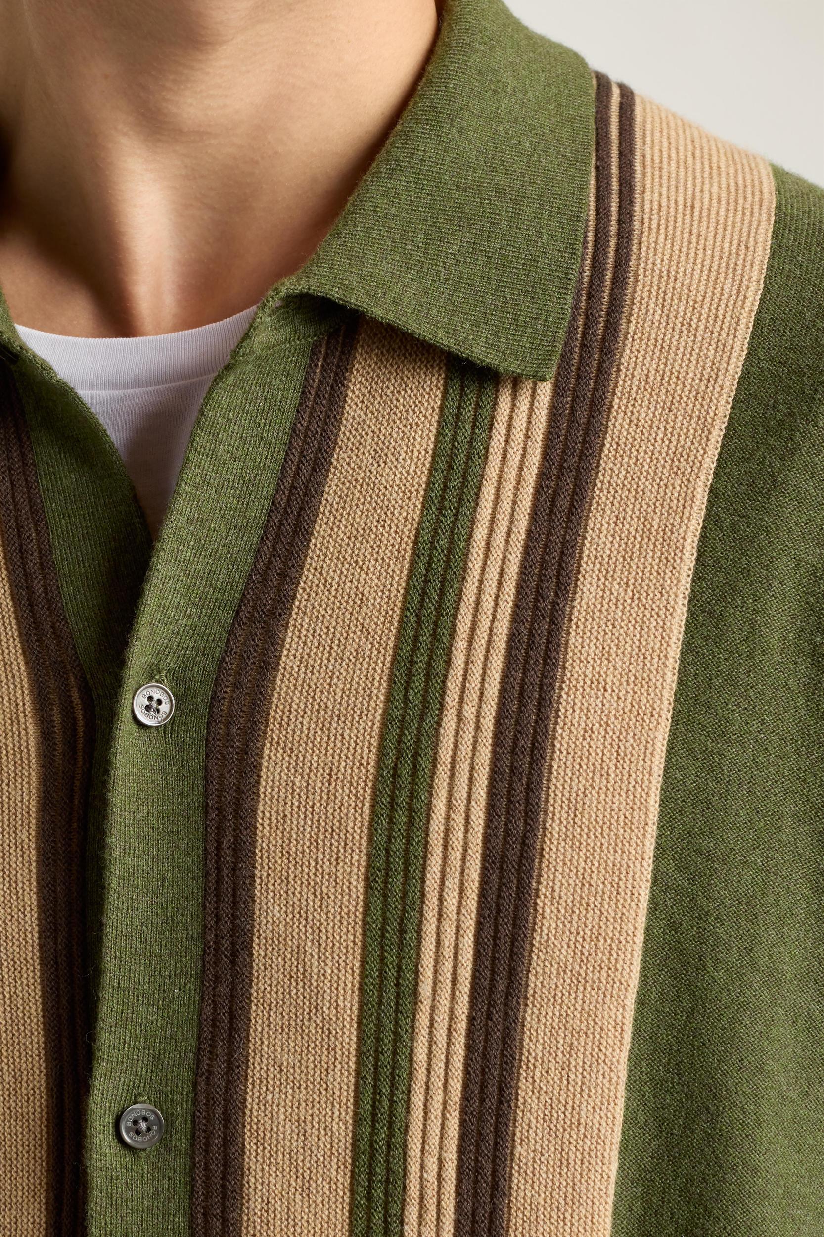 Hudson Long Sleeve Sweater Polo Product Image