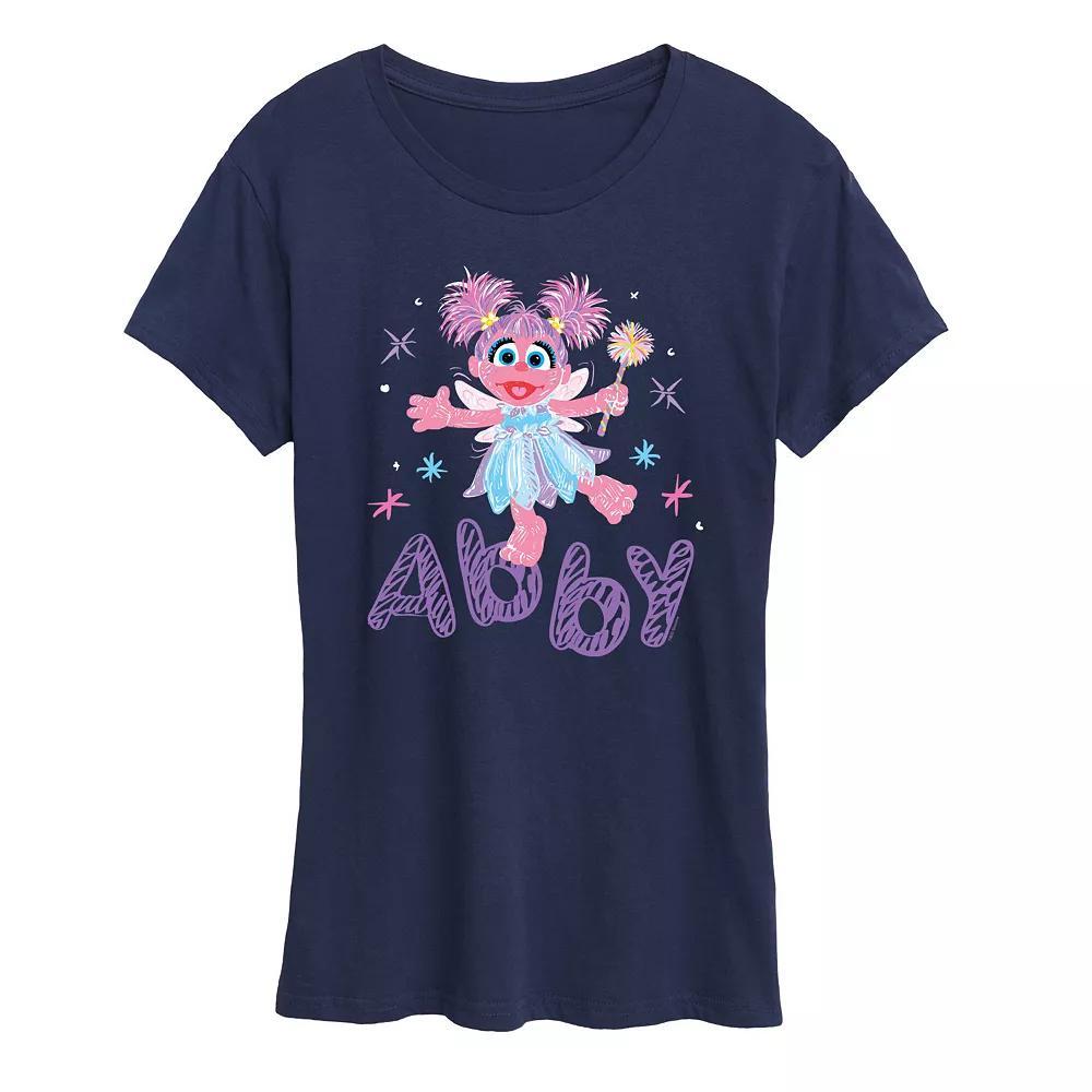 Women's Sesame Street Abby Cadabby Graphic Tee, Girl's, Size: Small, Black Product Image