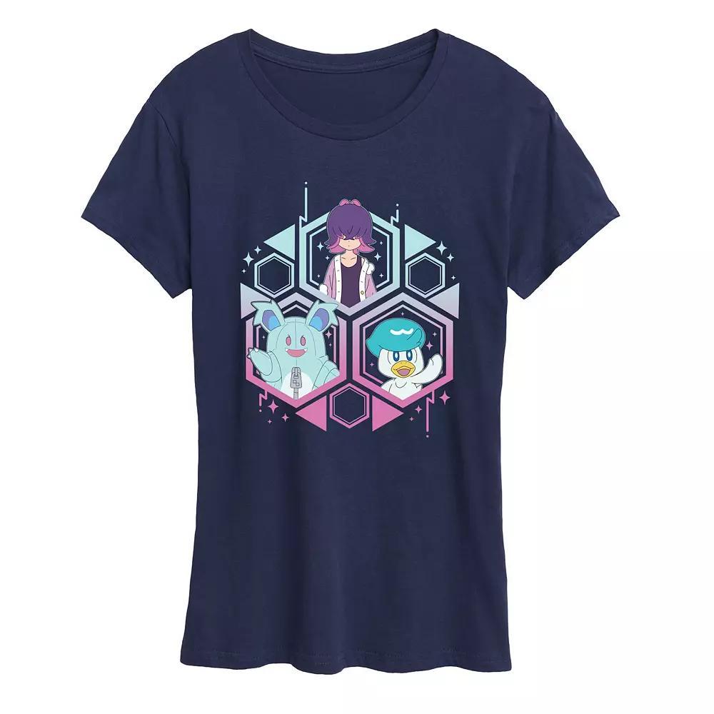 Womens Pokemon Nidothing, Dot & Quaxly Graphic Tee Blue Product Image