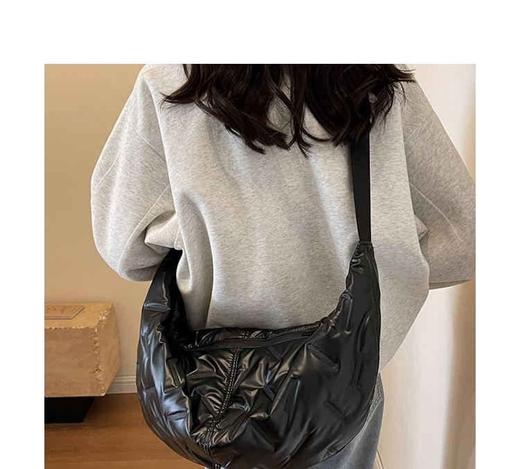 Plain Padded Crossbody Bag Product Image