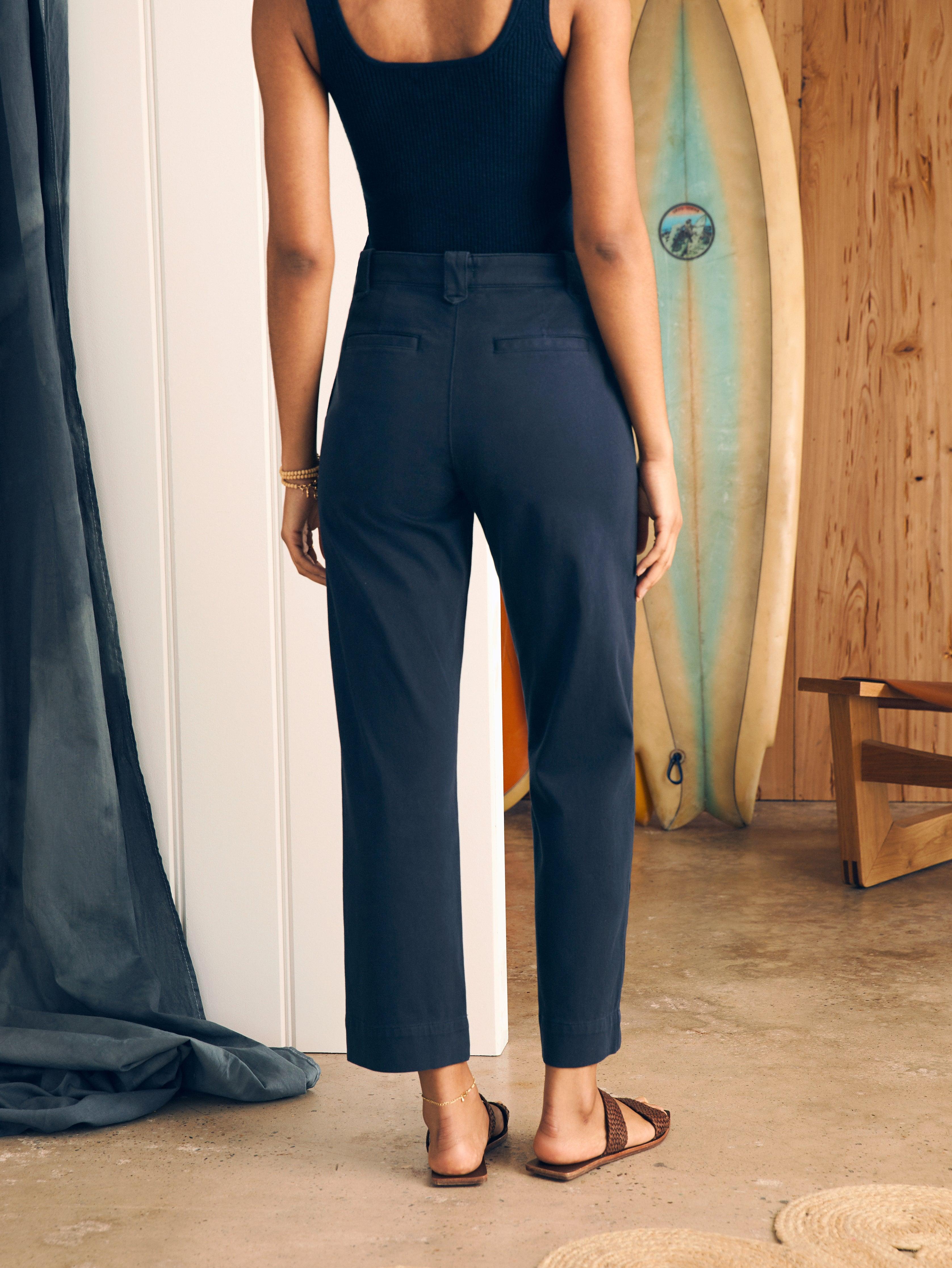 Coastline Stretch Chino - Navy Female Product Image