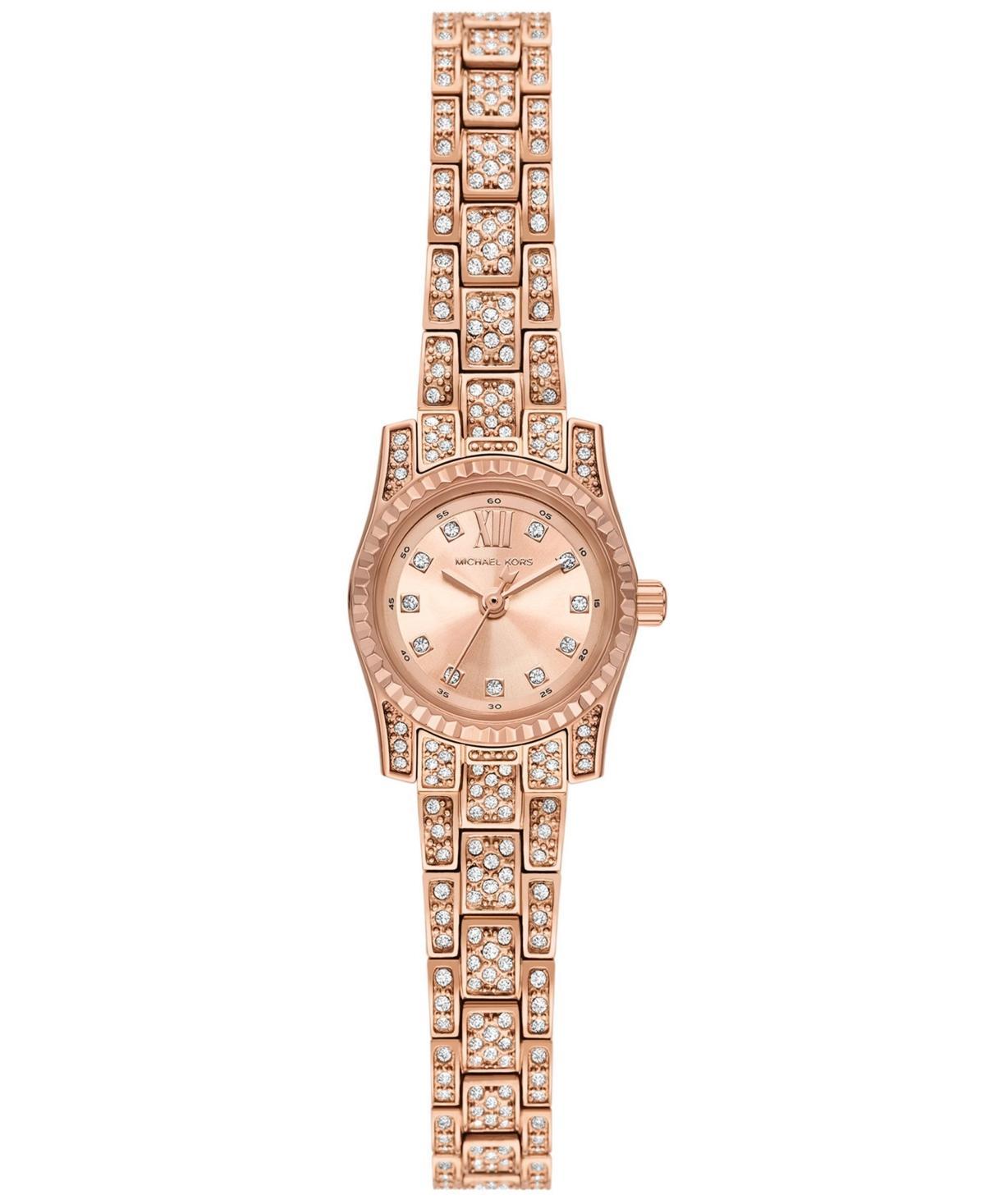 Michael Kors Womens  Lexington Three-Hand Stainless Steel Bracelet Watch Product Image