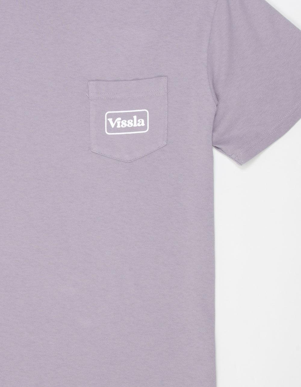 VISSLA Coastwide Mens Pocket Tee - PURPLE Product Image