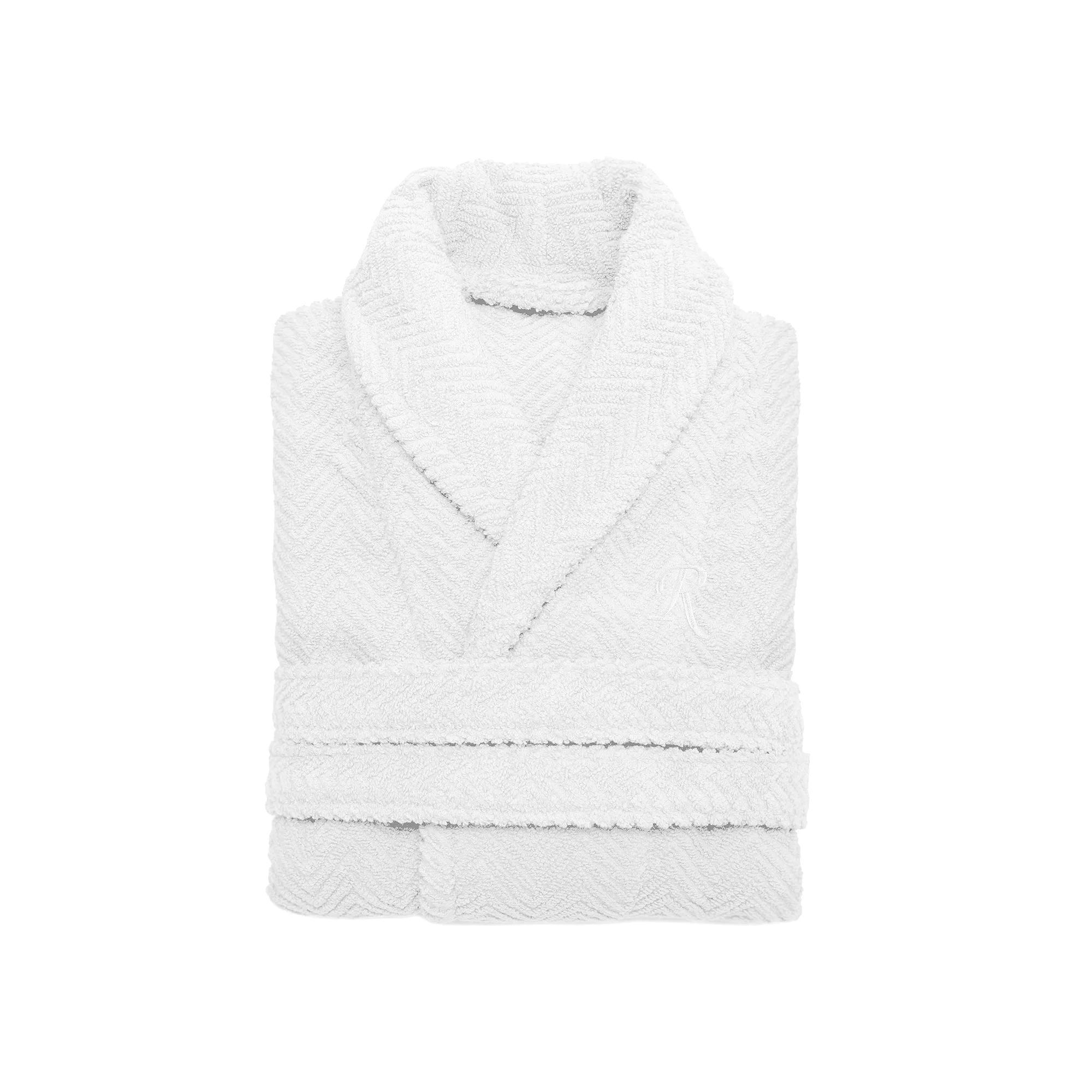 Linum Home Textiles Turkish Cotton Personalized Herringbone Weave Bathrobe, Womens Product Image