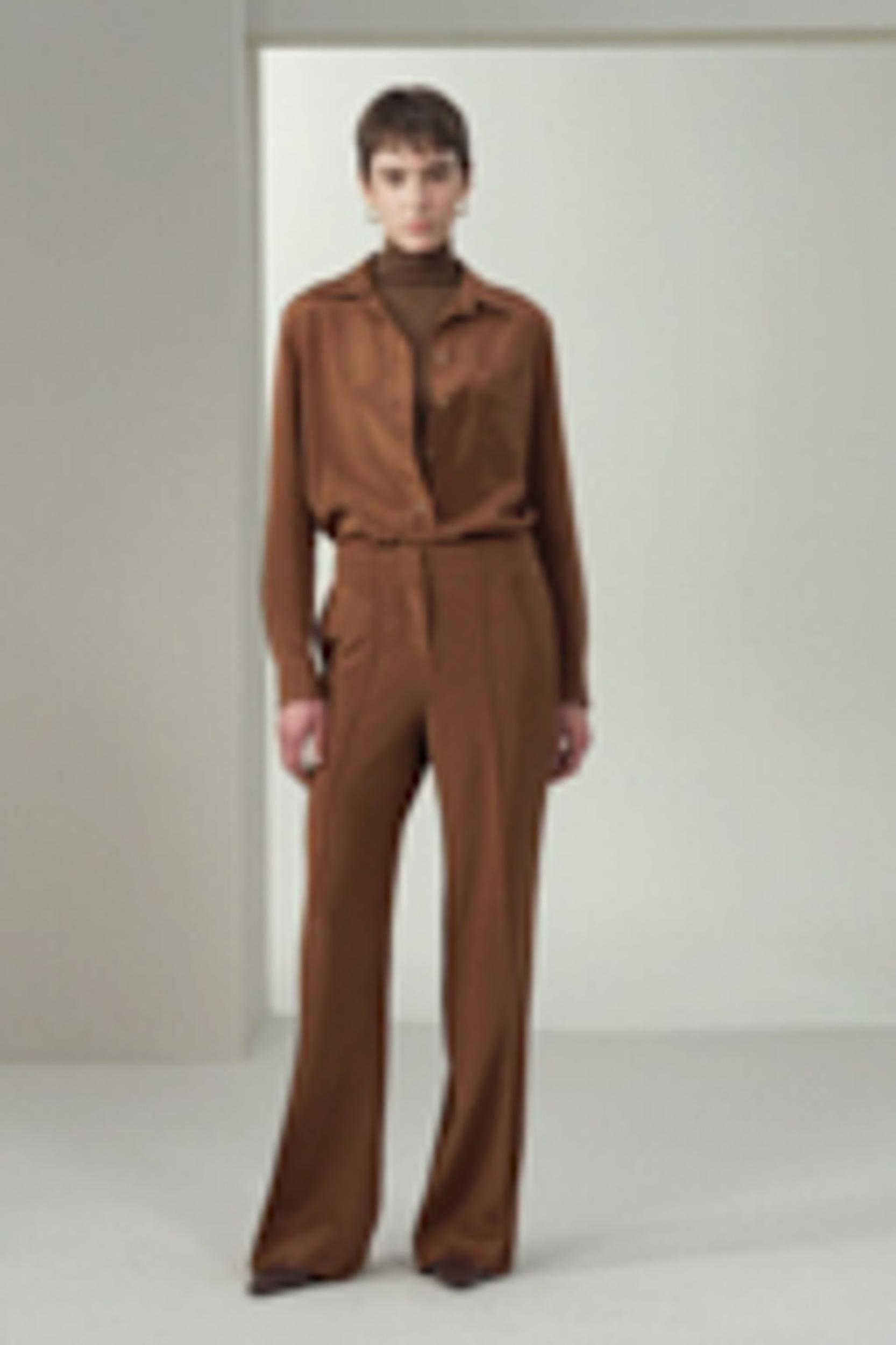 Minimalist Silk Crêpe Pant Product Image