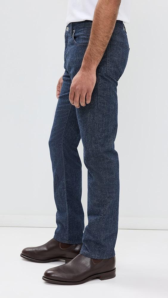 FRAME Modern Straight Twill Weave Jeans | Shopbop Product Image