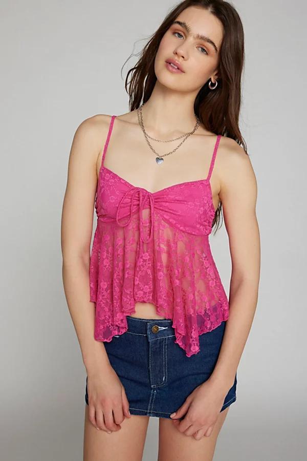 Kimchi Blue Kerry Lace Babydoll Cami Womens at Urban Outfitters Product Image