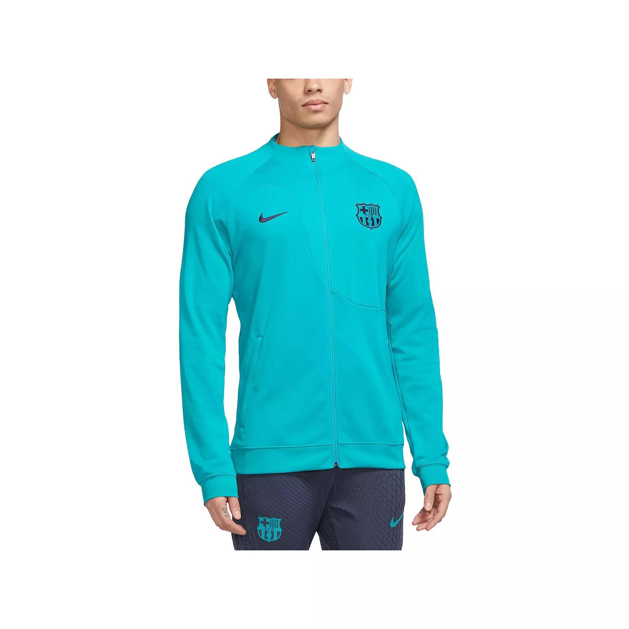 Men's Nike Turquoise Barcelona 2023/24 Academy Pro Anthem Full-Zip Jacket, Size: Medium, Bar Turquoise A Product Image