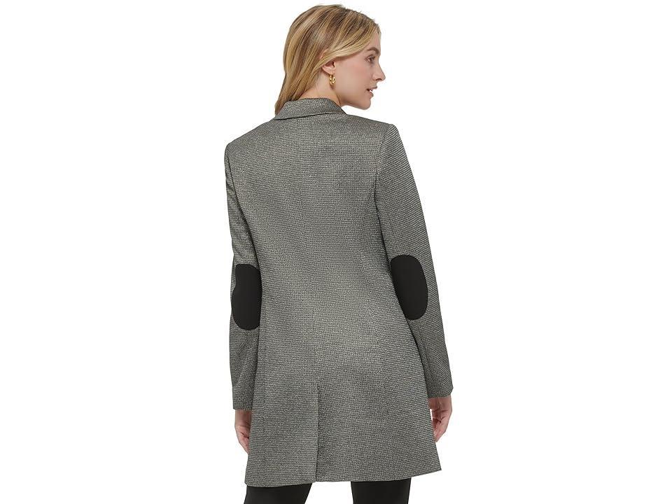 Tommy Hilfiger One-Button Topper (Black/Khaki) Women's Clothing Product Image