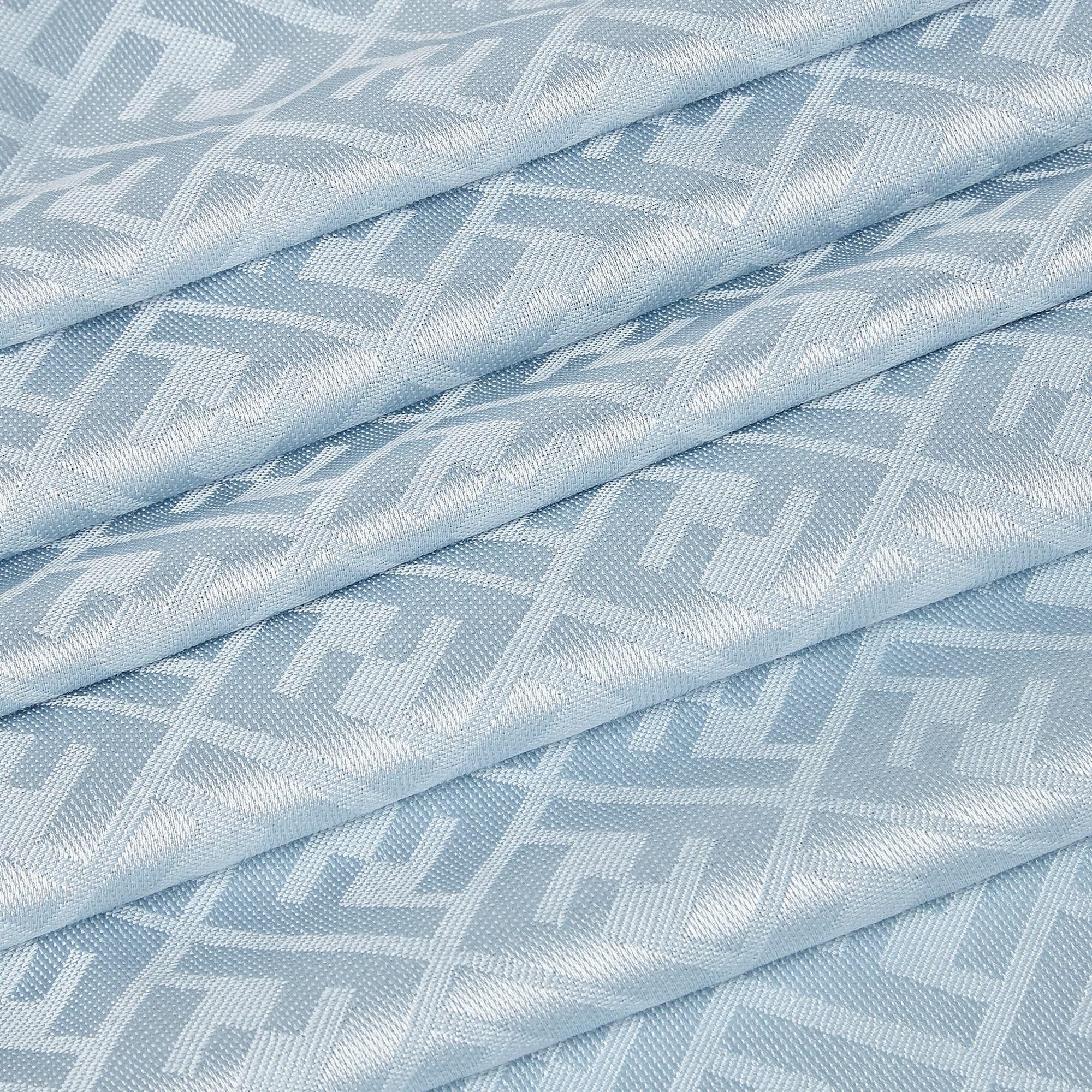 FF ShawlLight blue silk and wool shawl Product Image