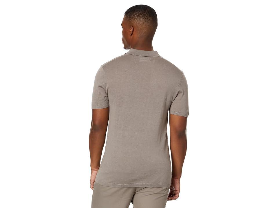 AllSaints Mode Merino Short Sleeve Polo Men's T Shirt Product Image