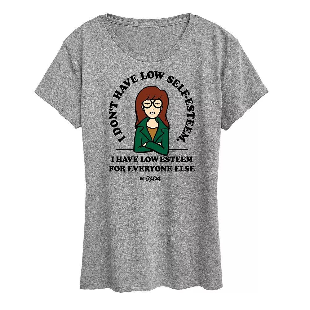 Womens Daria Low Self Esteem Graphic Tee, Girls Product Image