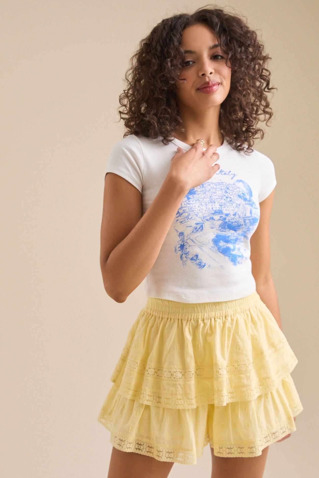 Raleigh Layered Lace Shorts Product Image