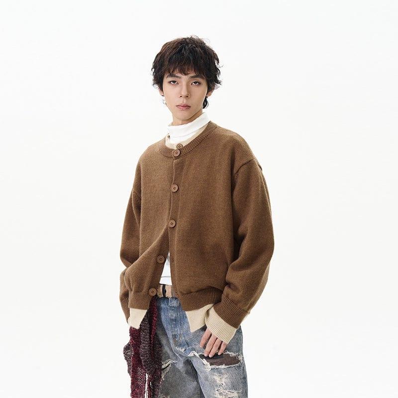 RT No. 12046 TWO PIECE BUTTON-UP SWEATER Product Image