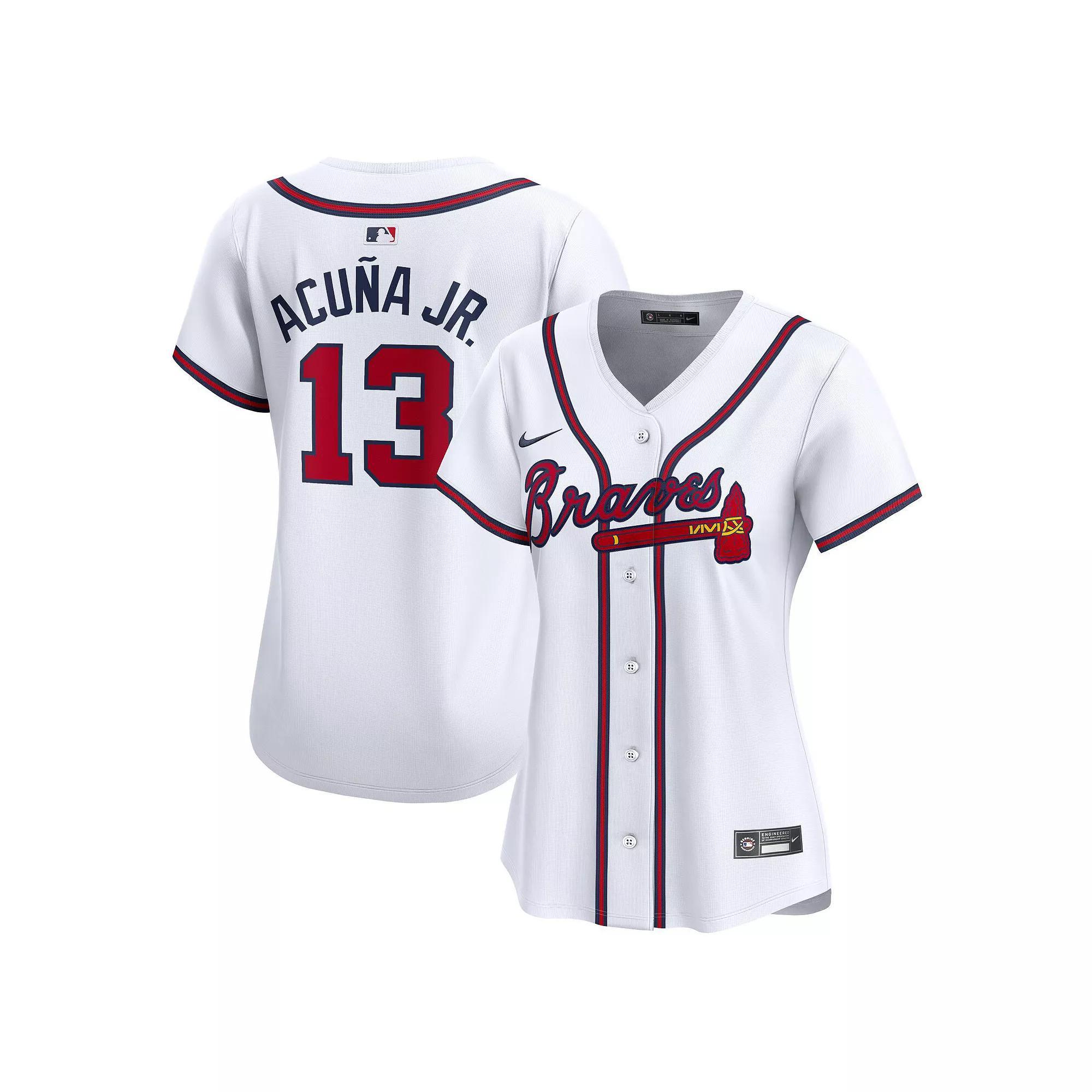Womens Nike Ronald Acuna Atlanta Braves Home Limited Player Jersey Product Image