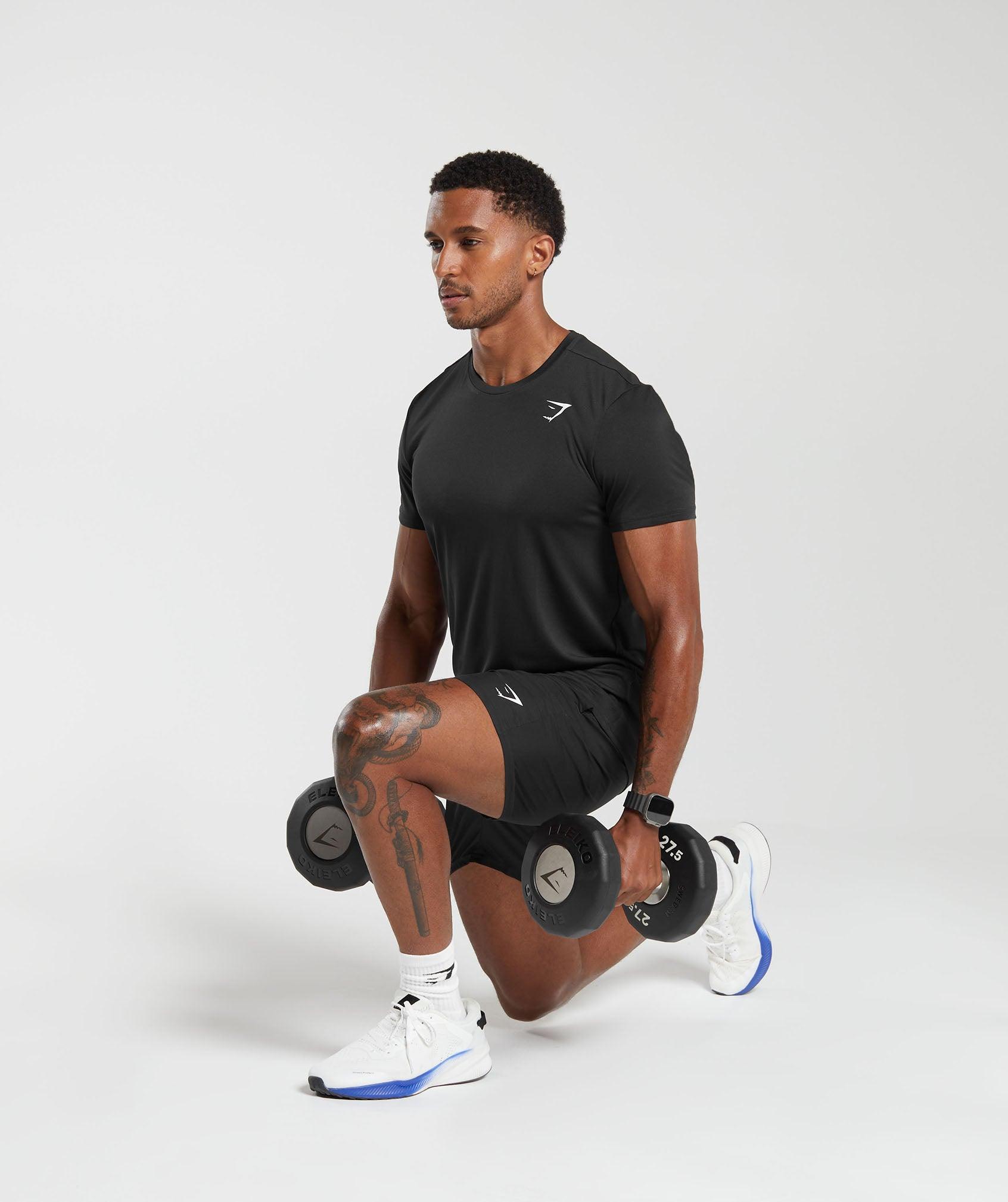 Gymshark Arrival T-Shirt - Black Male Product Image