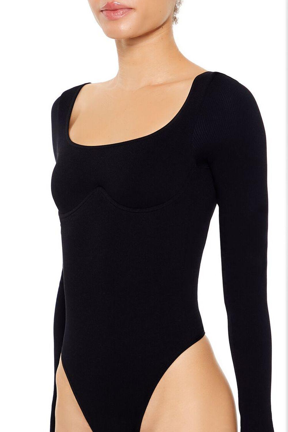 Seamless Cutout Thong Bodysuit | Forever 21 Product Image