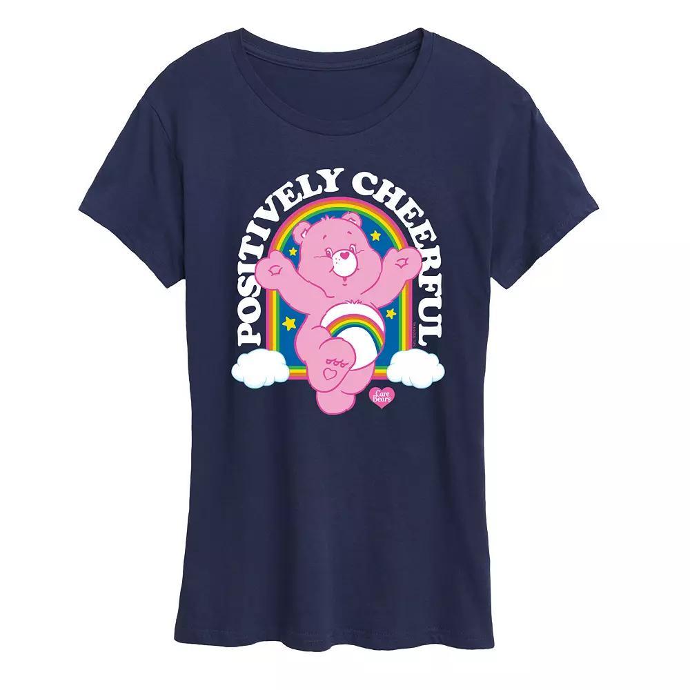Womens Care Bears Positively Cheerful Graphic Tee, Girls Product Image