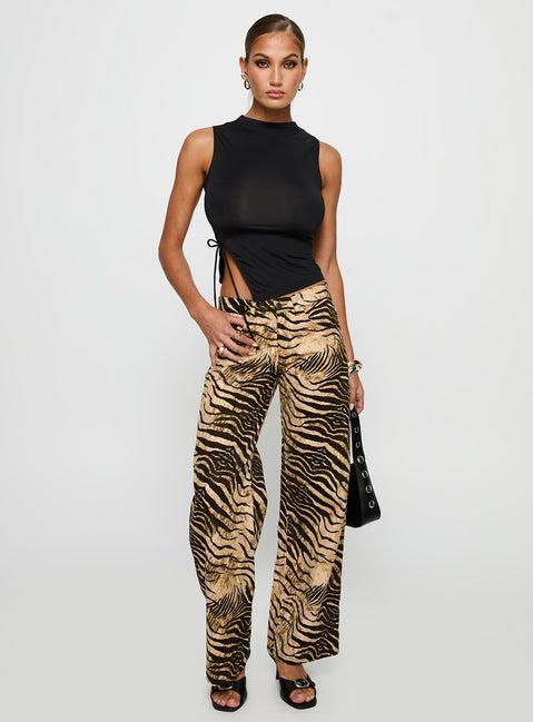 Low Rise Roomy Pants Multi Product Image