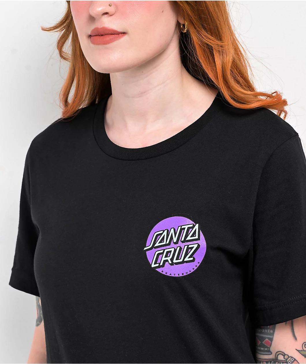 Santa Cruz x Thrasher Diamond Dot Black T-Shirt Product Image