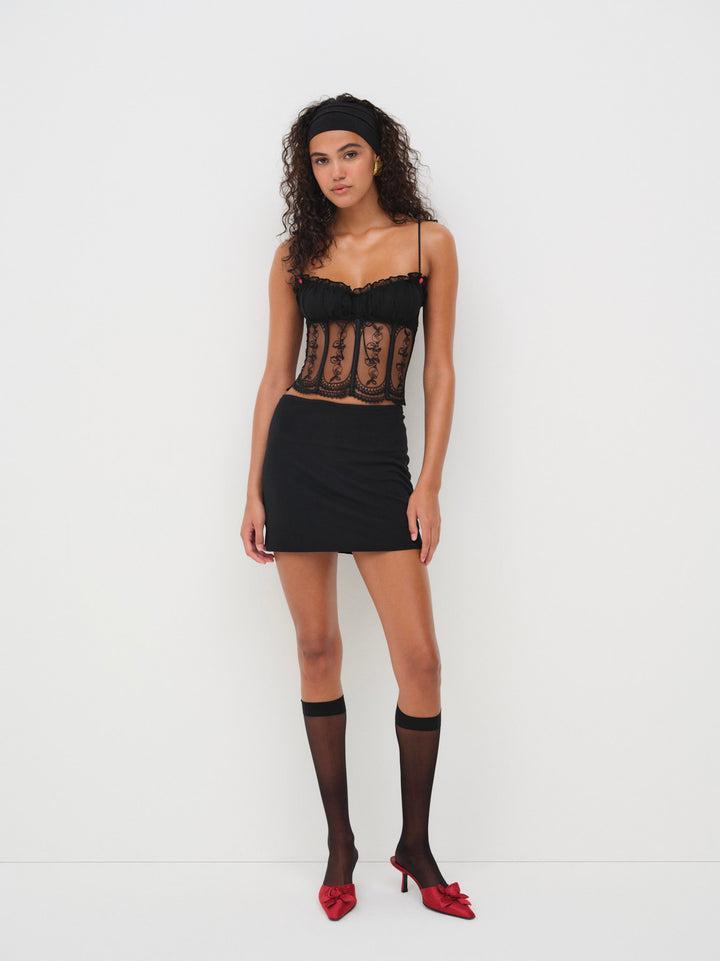 Roxanne Bustier — Black Product Image
