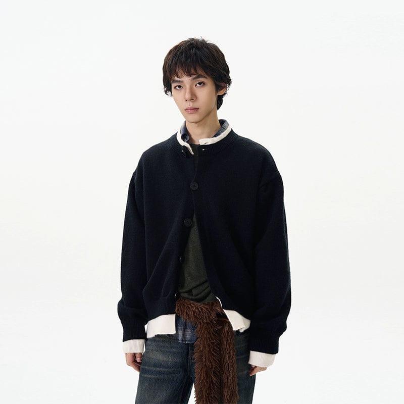 RT No. 12046 TWO PIECE BUTTON-UP SWEATER Product Image