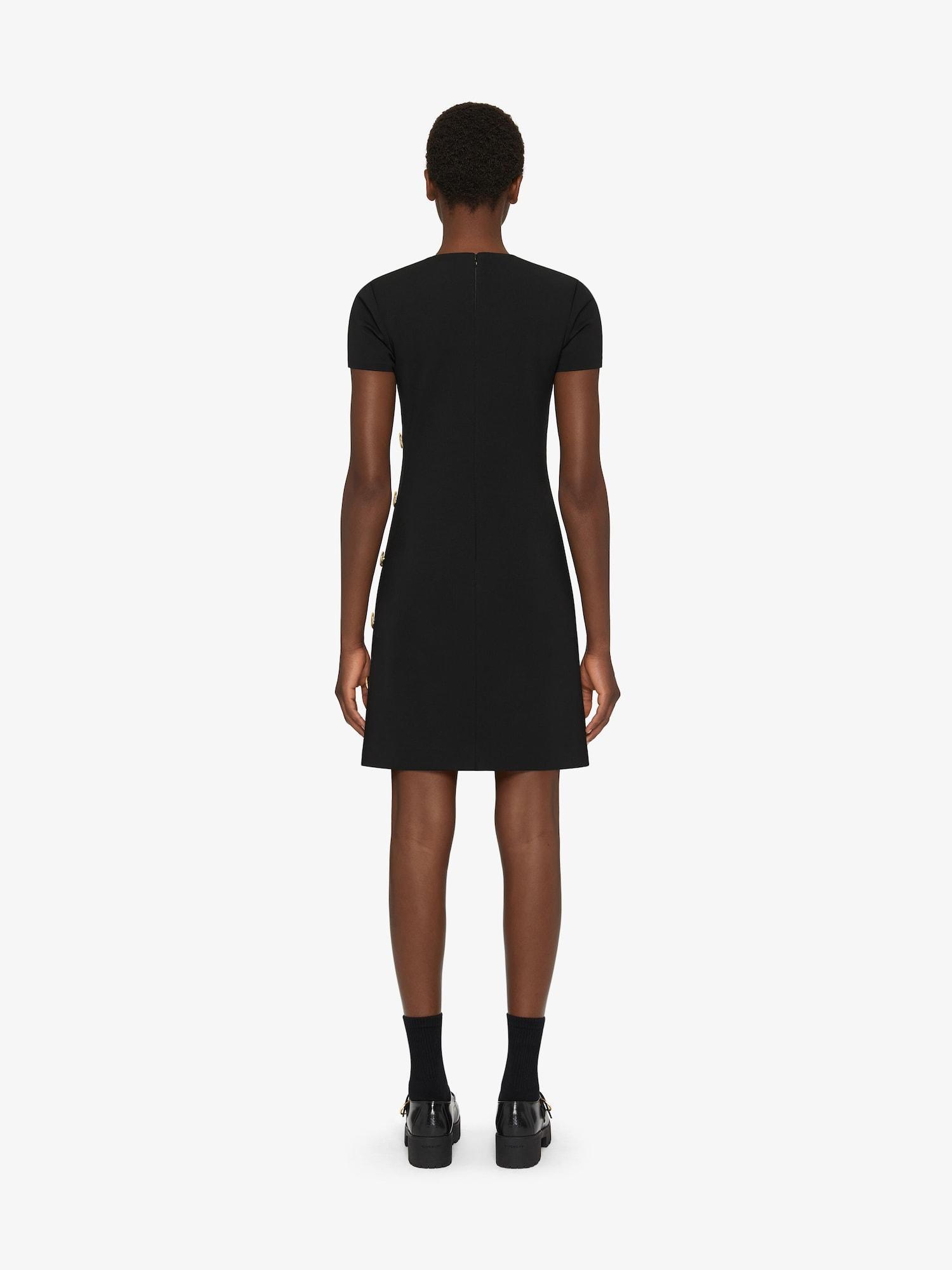 Dress in Punto Milano with buttons Product Image
