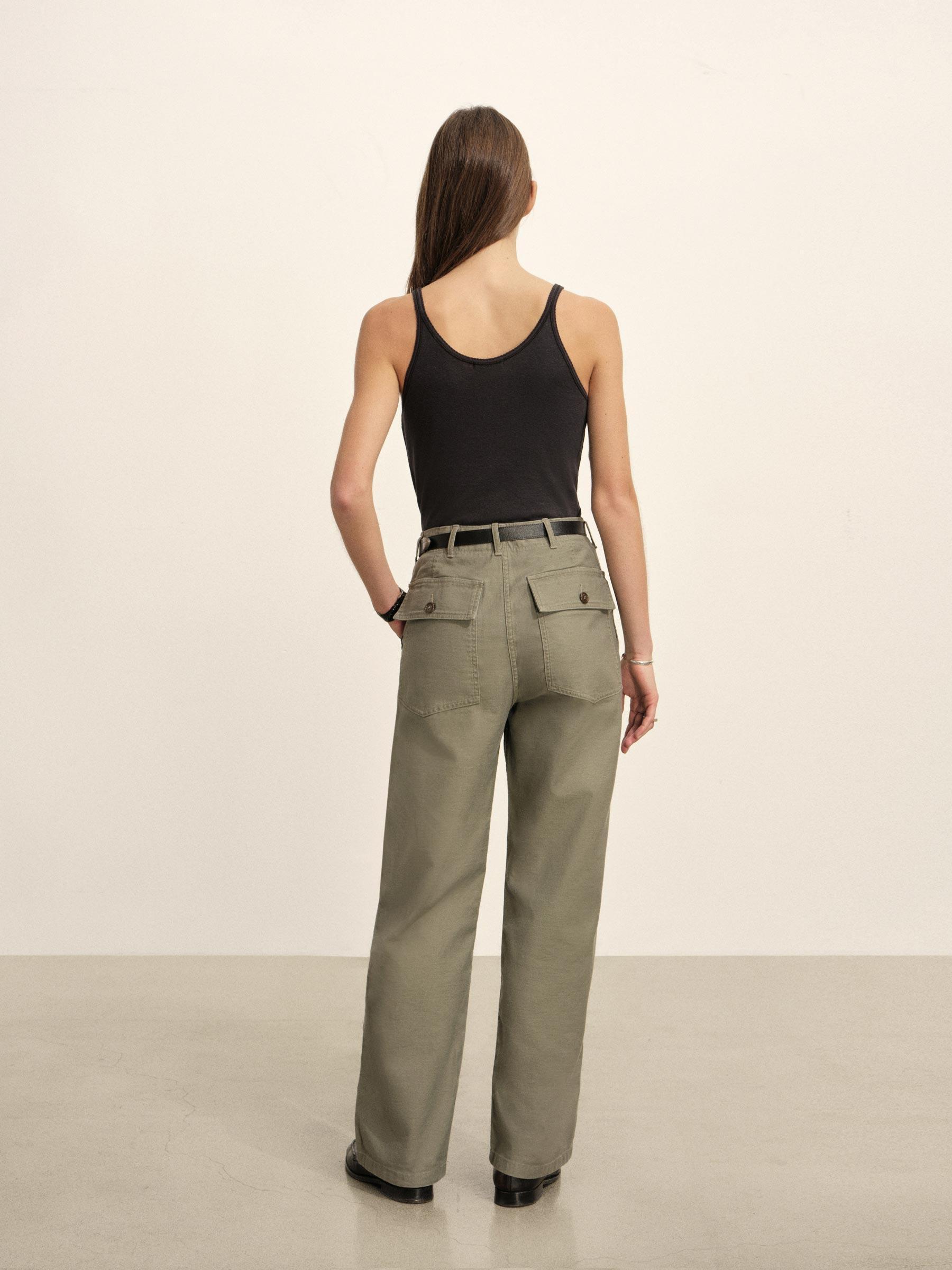 Soft Black Heirloom Rib Scoop Tank Product Image