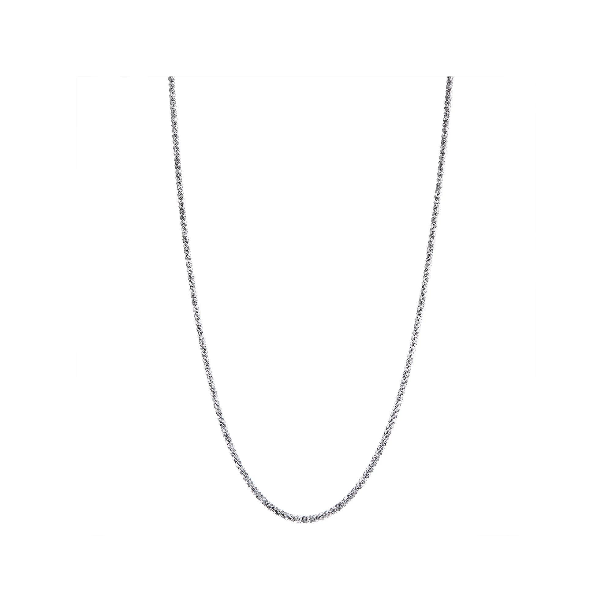 14k White Gold Margarita Chain Necklace, Women's, Size: 18", 14k Whgold Product Image