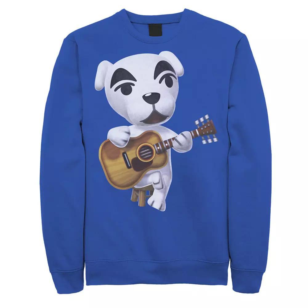 Men's Nintendo Animal Crossing K.K. Slider Sweatshirt, Size: XXL, Royal Product Image