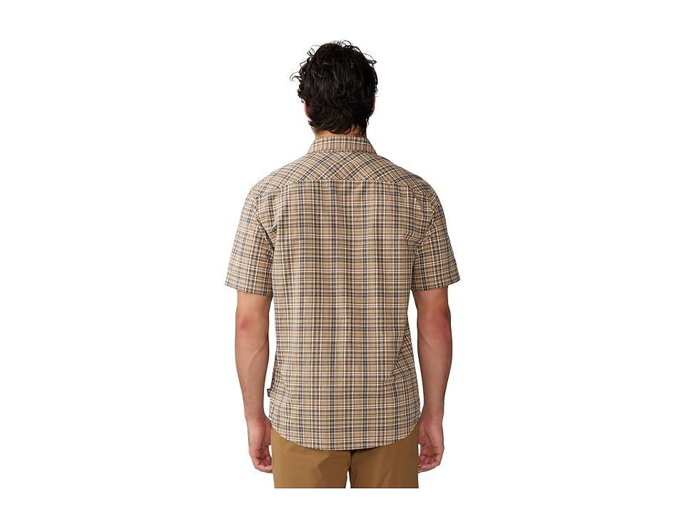 Mountain Hardwear Big Cottonwood Short Sleeve Shirt (Dark Storm) Men's Short Sleeve Button Up Product Image