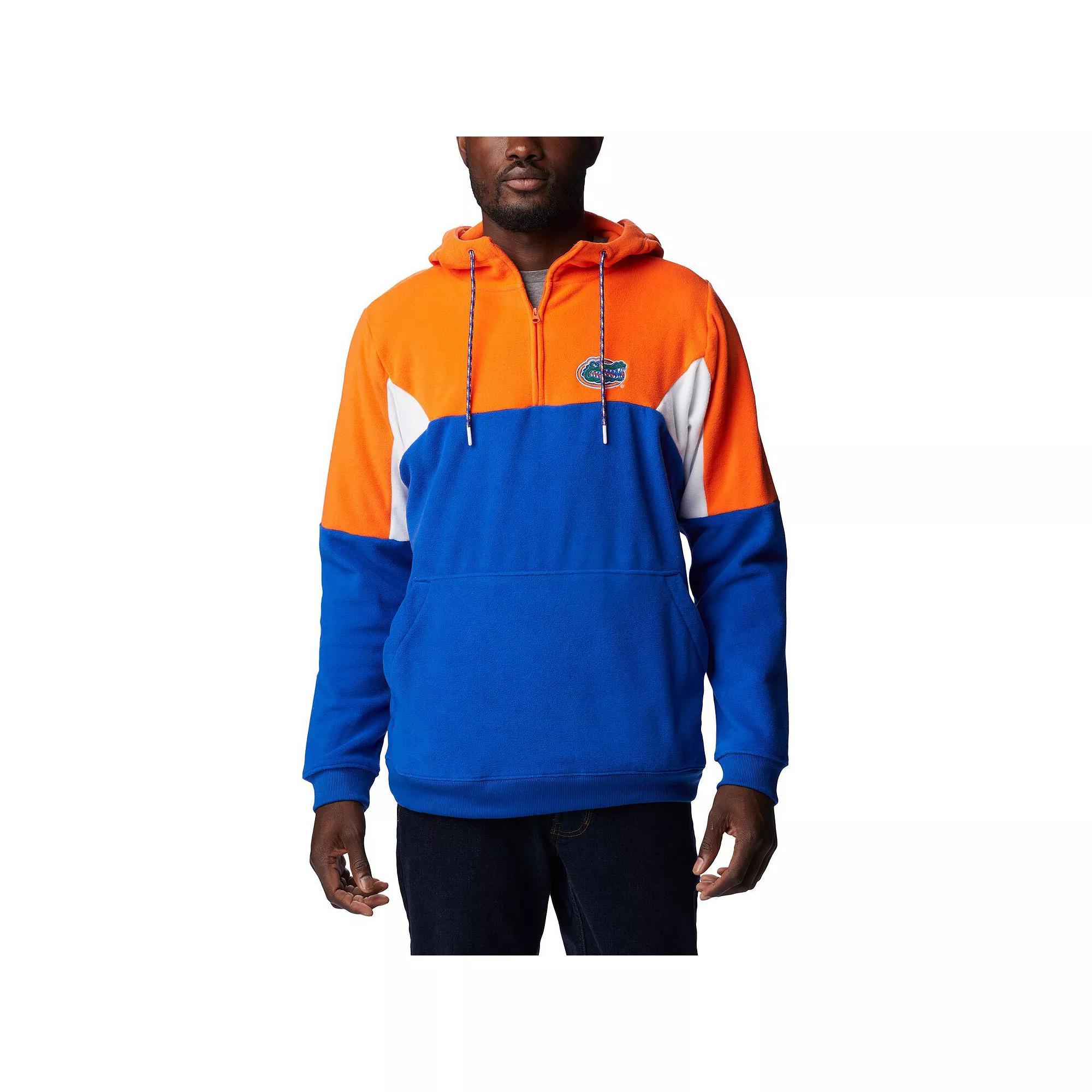 Men's Columbia Royal Florida Gators Lodge Quarter-Zip Hoodie, Size: XL, Blue Product Image