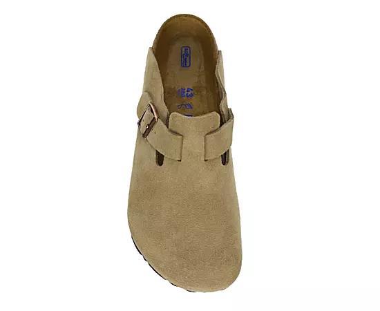 Birkenstock Mens Boston Suede Slide-On Soft Footbed Clogs Product Image