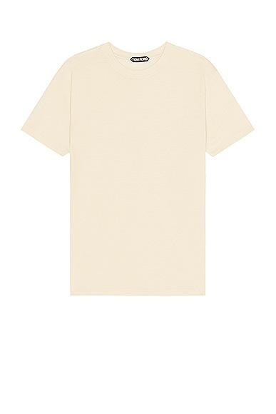 TOM FORD Lyocell Cotton Tee in Purple Product Image