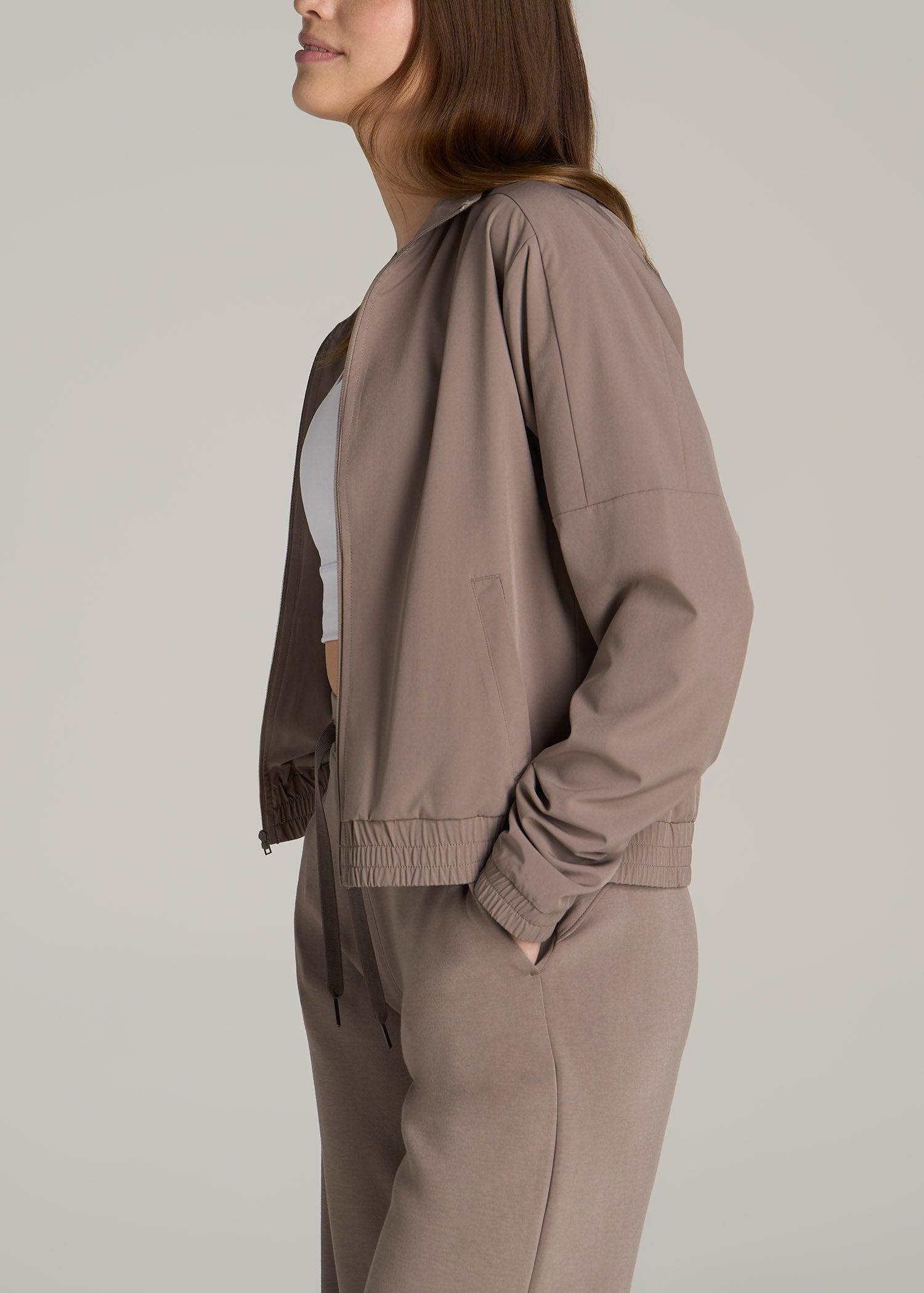 Layer Up Tall Women's Jacket in Black Product Image