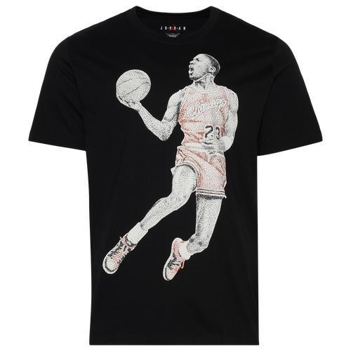 Jordan Mens Jordan Brand Dot MJ Short Sleeve T-Shirt - Mens Product Image