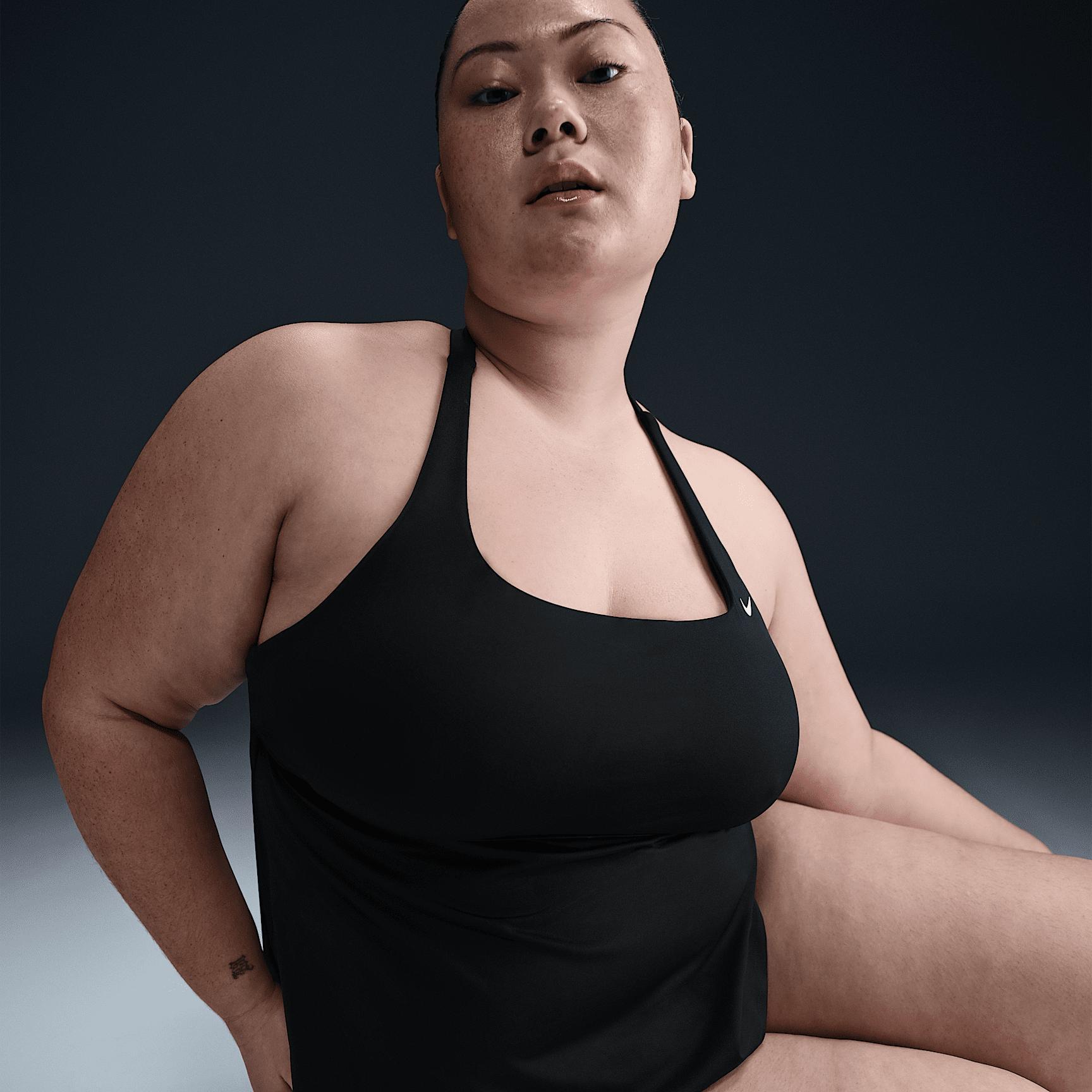 Nike Women's Swim Essential Square Neck Tank Topini (Extended Sizing) Product Image
