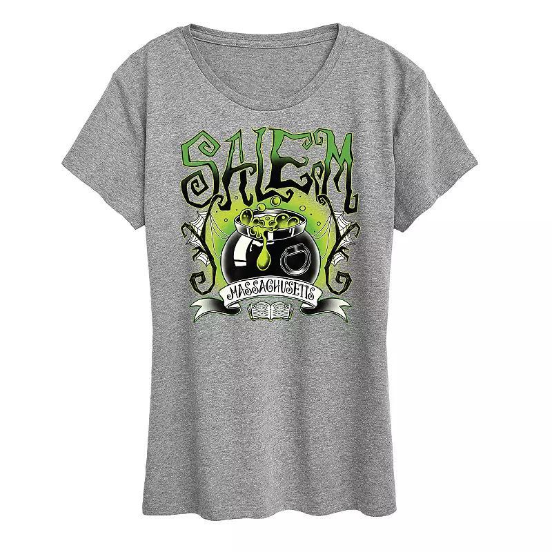 Womens Salem Witchy Collegiate Graphic Tee Product Image
