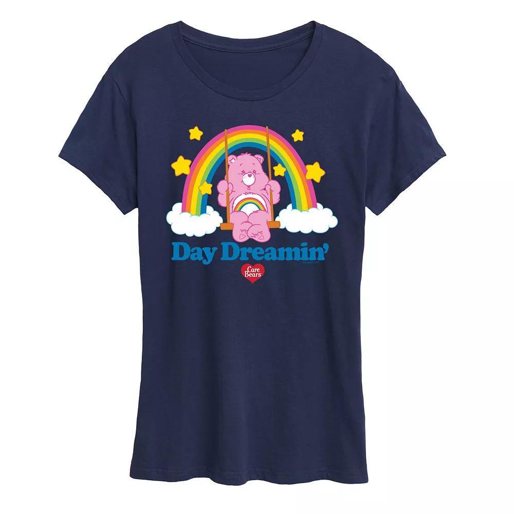 Womens Care Bears Day Dreamin Graphic Tee, Girls Grey Gray Product Image