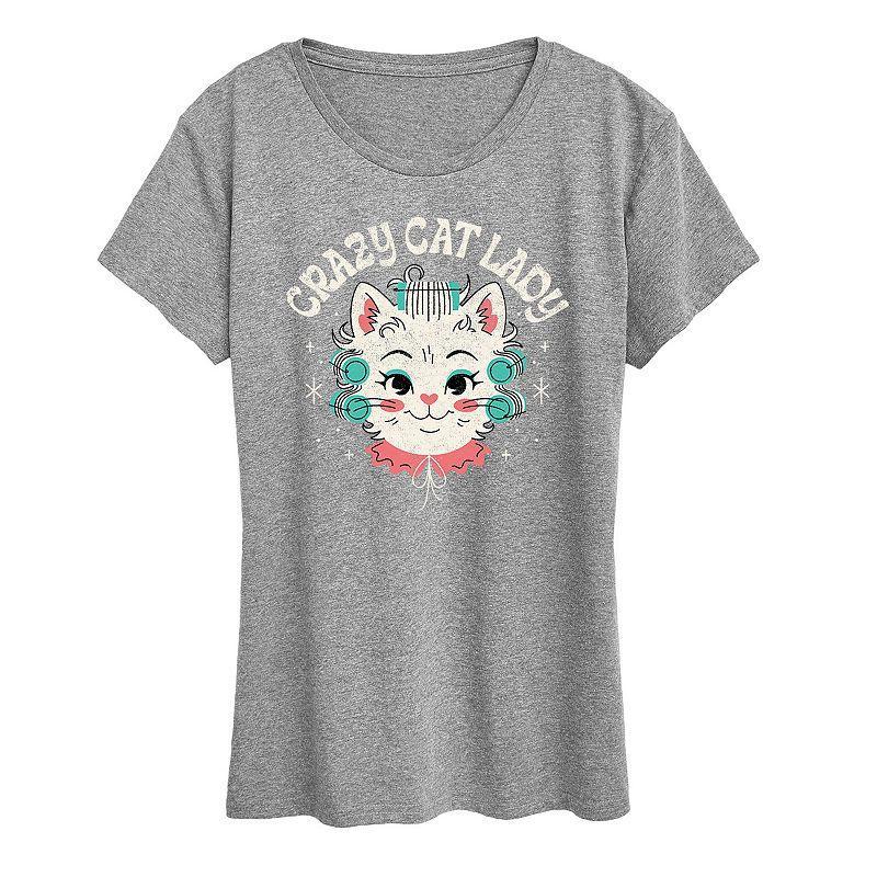 Disneys Mickey Mouse Womens St. Patricks Icons Graphic Tee Grey Gray Product Image