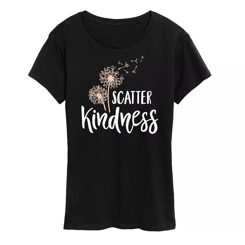 Womens Scatter Kindness Graphic Tee Product Image