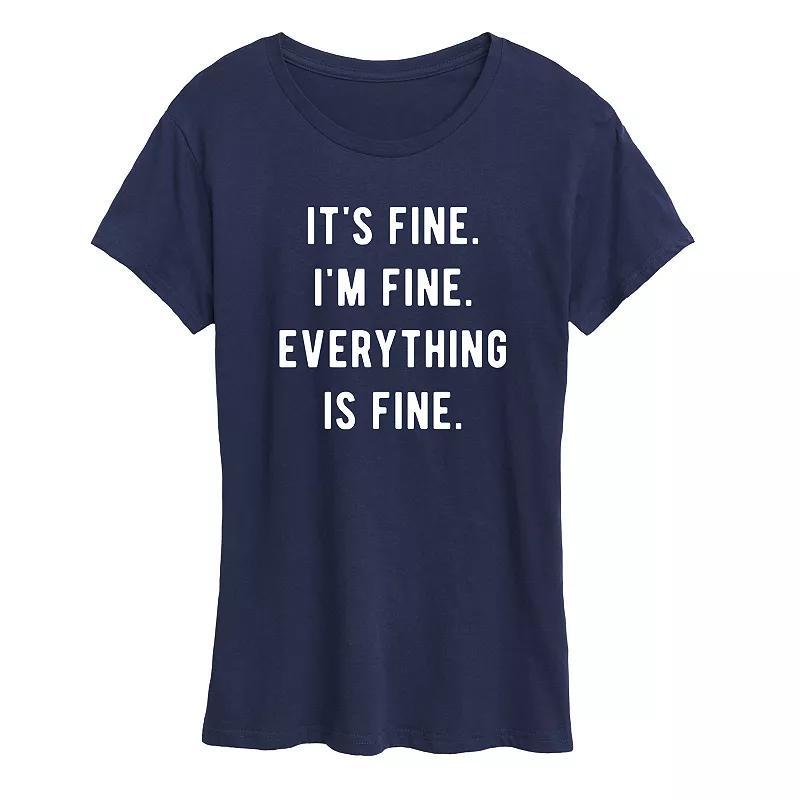 Womens Madre Names Graphic Tee, Girls Blue Product Image