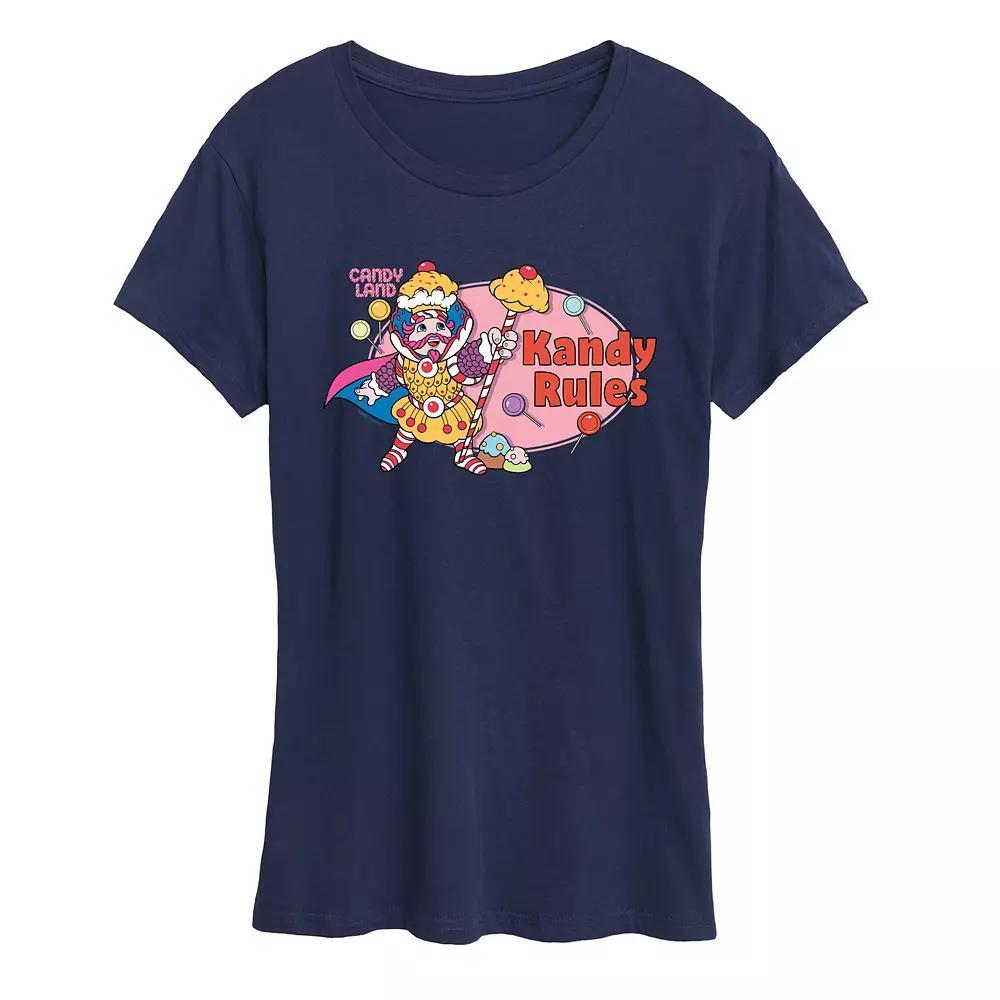 Womens Candy Land King Kandy Graphic Tee by Hasbro Blue Product Image