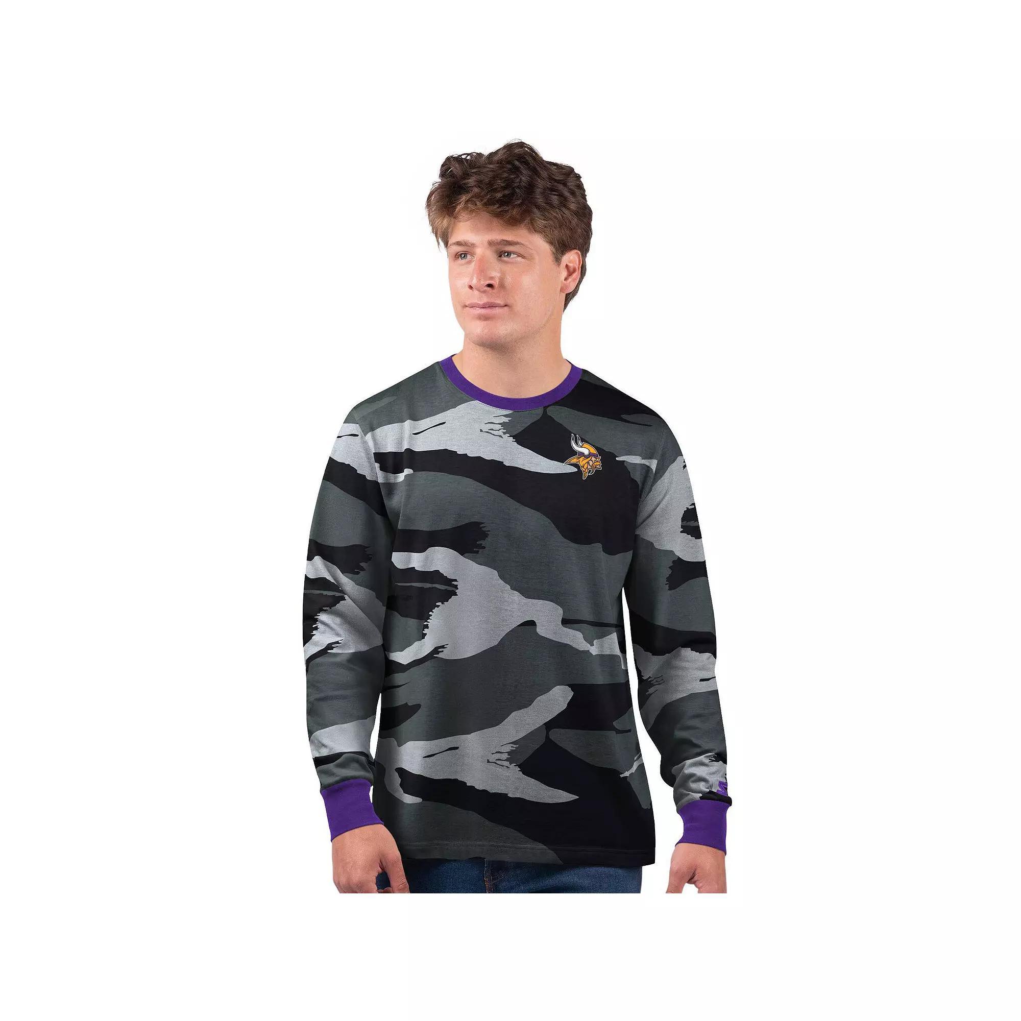 Mens Starter Gray Baltimore Ravens Thursday Night Gridiron Long Sleeve T-Shirt Product Image